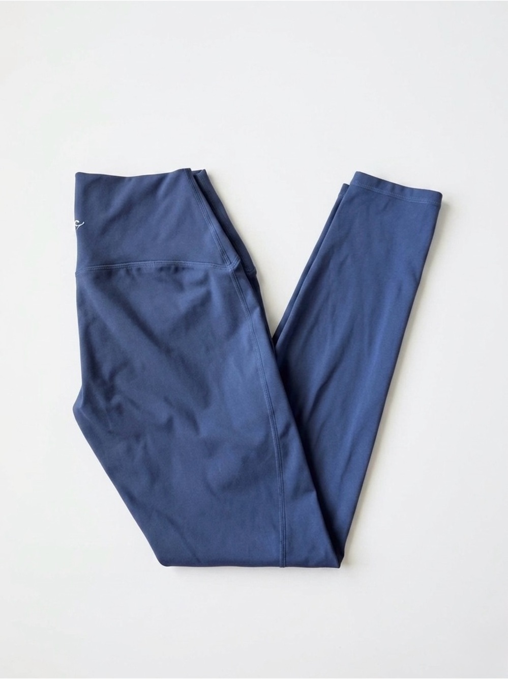 Alphalete Slate Blue Logo Leggings Women’s Size Large
